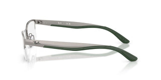 Ray-Ban RX 7551 unisex Ruthenium Squared Eyeglasses