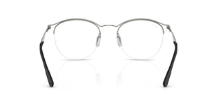 Ray-Ban RX 7553 unisex Ruthenium Round Eyeglasses