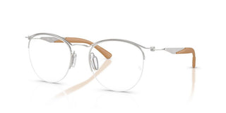 Ray-Ban RX 7553 unisex Silver Round Eyeglasses