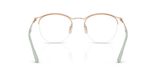 Ray-Ban RX 7553 unisex Rose gold Round Eyeglasses
