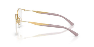 Ray-Ban RX 7553 unisex Gold Round Eyeglasses