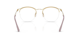 Ray-Ban RX 7553 unisex Gold Round Eyeglasses