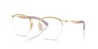 Ray-Ban RX 7553 unisex Gold Round Eyeglasses