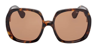 Tom Ford SAFFRON FT1221 unisex Havana Geometric Sunglasses