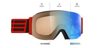 Salice Salice 102 Otg Unisex Red Sports Goggle