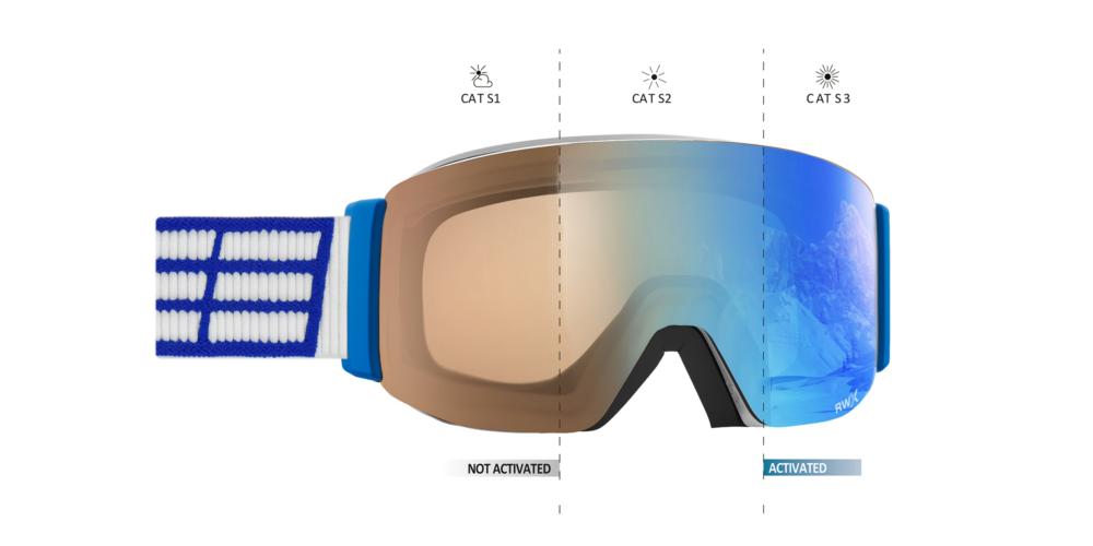 adidas backland goggles Salice 102 Otg Unisex White Shield Goggle – Otticanet