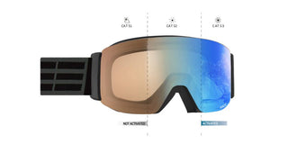 Salice SALICE 102 OTG unisex Black Shield Goggle