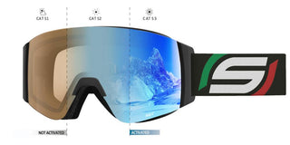 Salice SALICE 105 ITA OTG unisex Black Sports Goggle