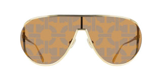 Salvatore Ferragamo SF323SG women Gold Shield Sunglasses