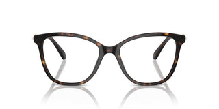 Swarovski Sk2020 Women Havana Squared Eyeglasses