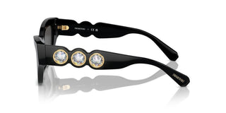 Swarovski Sk6021 Women Black Cat Eye Sunglasses