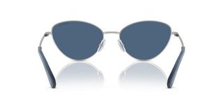Swarovski Sk7014 Women Silver Cat Eye Sunglasses