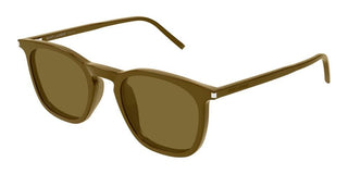 Saint Laurent SL 623 men Brown Round Sunglasses