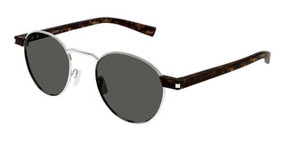 Saint Laurent Sl 707 Men Black Round Sunglasses