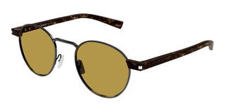 Saint Laurent Sl 707 Men Ruthenium Round Sunglasses