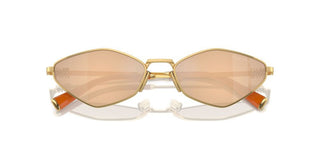 Miu Miu Smu 56zs Women Gold Other Sunglasses