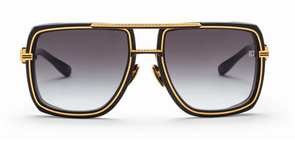 Balmain SOLDIER unisex Black Pilot Sunglasses – Otticanet USA display picture 3