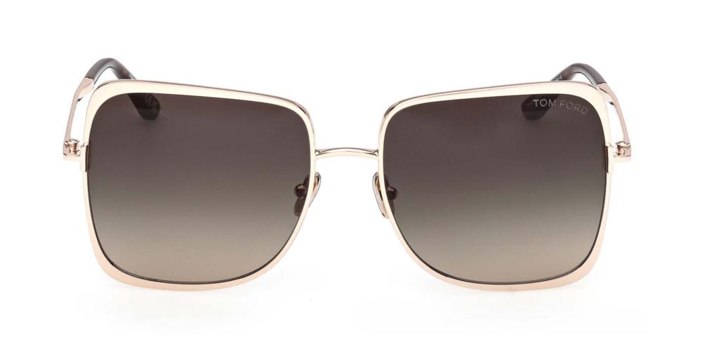 Tom Ford Tara-02 Geometric Sunglasses TF1319 30F