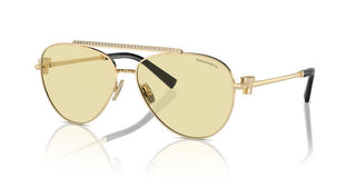 Tiffany & Co. Tf 3101b Women Gold Pilot Sunglasses