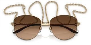 Ralph Lauren THE VIVIENNE RL 7079 women Gold Cat Eye Sunglasses
