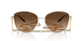Ralph Lauren THE VIVIENNE RL 7079 women Gold Cat Eye Sunglasses