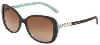 Tiffany & Co. Tiffany Cobblestone Tf 4121b Women Havana Butterfly Sunglasses