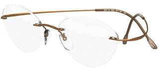 Silhouette TMA MUST COLLECTION 5515/CV unisex Brown Geometric Eyeglasses