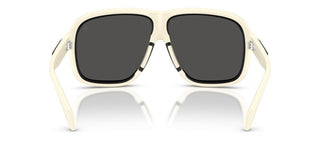 Moncler Twotone Me8011u Unisex White Pilot Sunglasses