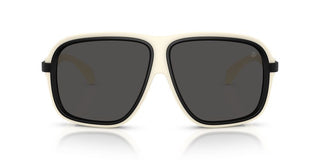 Moncler Twotone Me8011u Unisex White Pilot Sunglasses