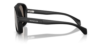 Moncler Twotone Me8011u Unisex Black Pilot Sunglasses