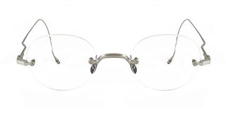 Thom Browne UEO937A-G0001 unisex Silver Round Eyeglasses