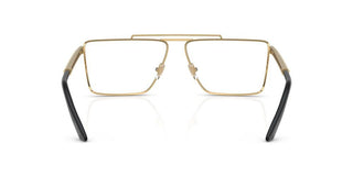 Versace VE 1295 men Gold Rectangle Eyeglasses