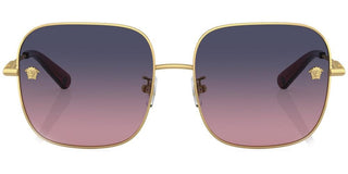 Versace VE 2246D women Gold Oversize Sunglasses