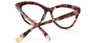 Furla Vfu766 Unisex Brown Cat Eye Eyeglasses