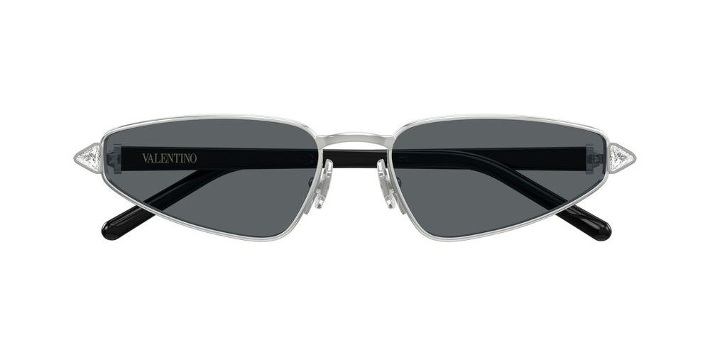 Valentino Vg0035s Women Silver Cat Eye Sunglasses – Otticanet display picture 1