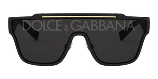 Dolce & Gabbana VIALE PIAVE 2.0 DG 6125 men Black Shield Sunglasses