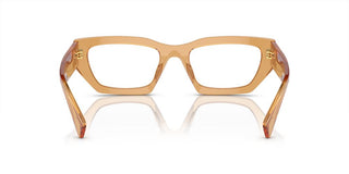 Miu Miu VMU 03XV women Yellow Geometric Eyeglasses