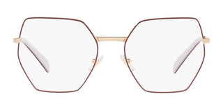Miu Miu VMU 50VV women Red Geometric Eyeglasses