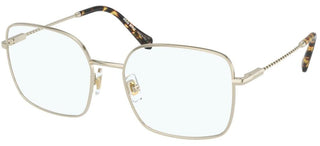 Miu Miu VMU 51T women Gold Geometric Eyeglasses