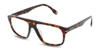 Police Vplq65 Unisex Havana Geometric Eyeglasses