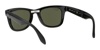 Ray-Ban WAYFARER FOLDING RB 4105 unisex Black Squared Sunglasses