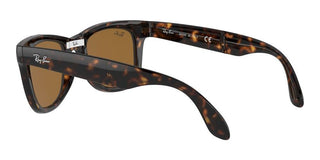 Ray-Ban WAYFARER FOLDING RB 4105 unisex Havana Squared Sunglasses