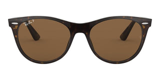 Ray-Ban WAYFARER II RB 2185 unisex Havana Geometric Sunglasses