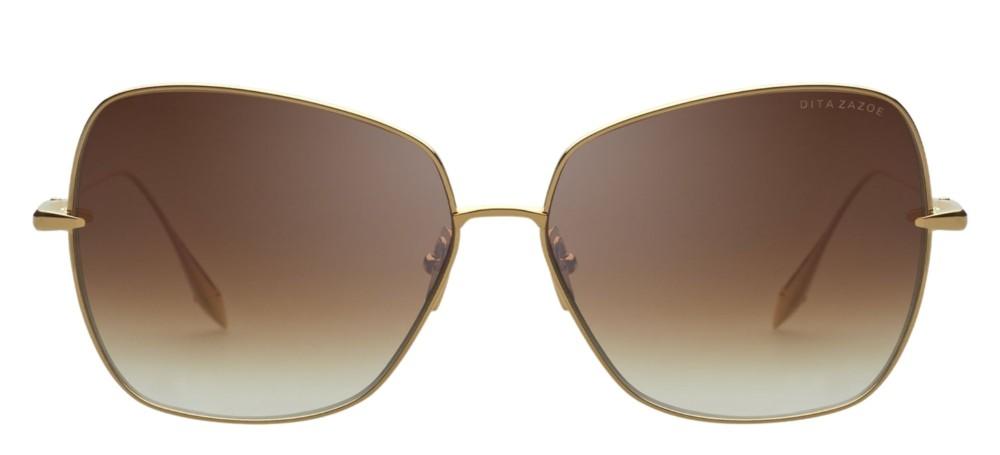 Dita Zazoe Unisex Gold Butterfly Sunglasses – Otticanet display picture 3