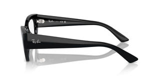 Ray-ban Zena Rx 7330 Unisex Black Geometric Eyeglasses