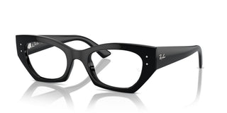 Ray-ban Zena Rx 7330 Unisex Black Geometric Eyeglasses
