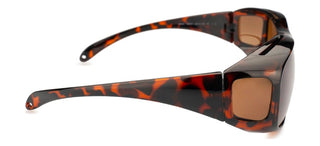 Polaroid 08535 unisex Havana Rectangle Sunglasses