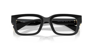 Miu Miu 0mu 02yv Women Black Rectangle Eyeglasses