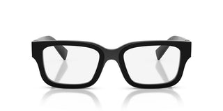Miu Miu 0mu 02yv Women Black Rectangle Eyeglasses