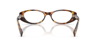 Miu Miu 0mu 03zv Women Havana Oval Eyeglasses